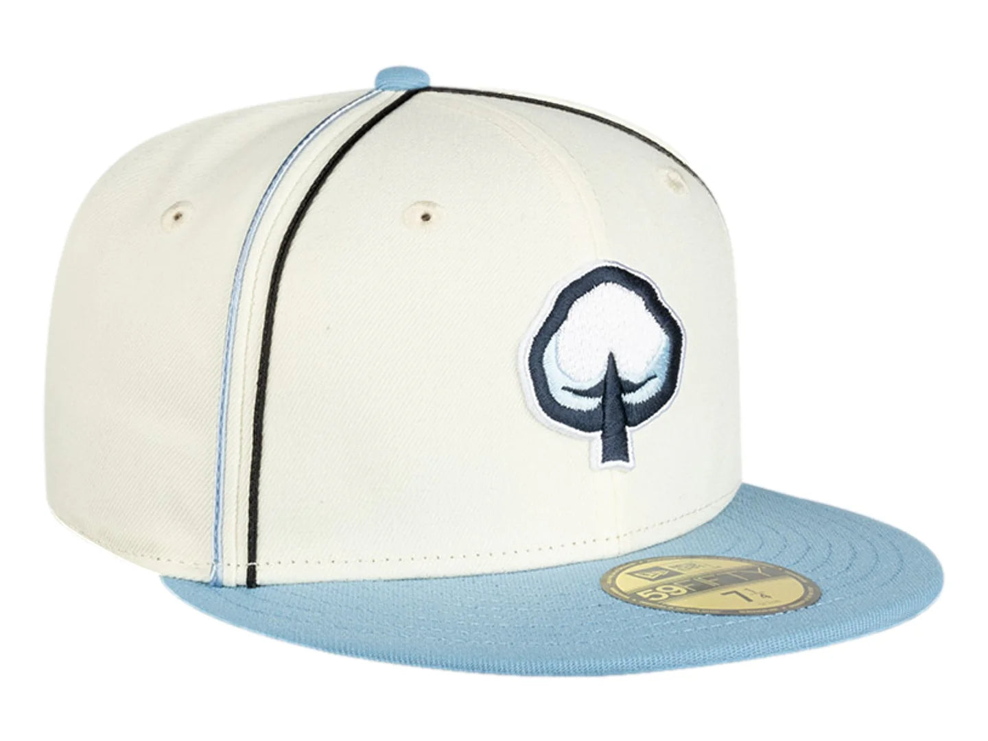 Gorra New Era 5950 Blanco y Azul