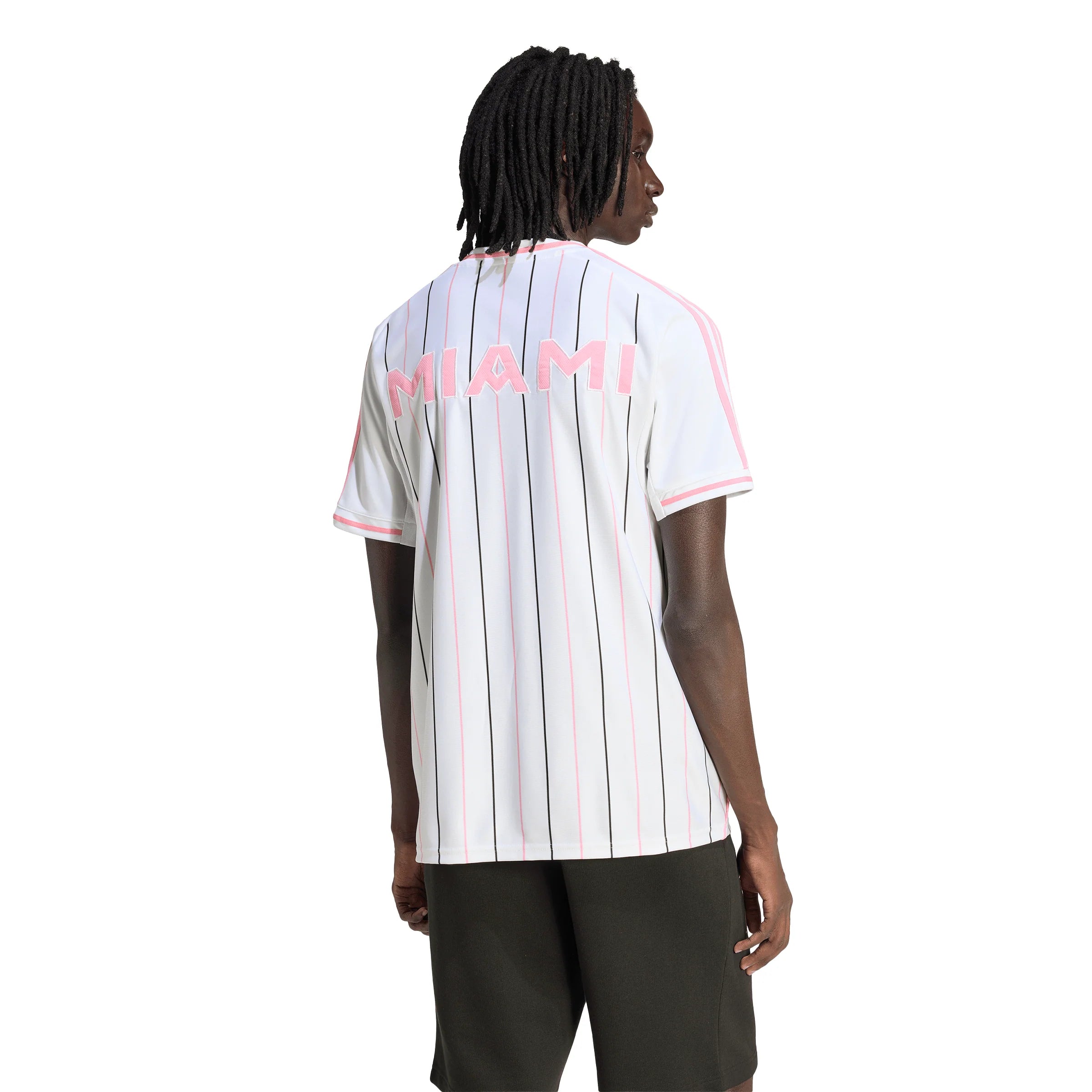 adidas Inter Miami CF Mens Baseball Jersey 2026 White Pink