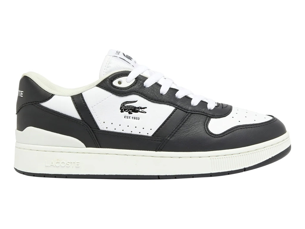 Tenis Lacoste T Clip Set Blanco y Negro para Hombre