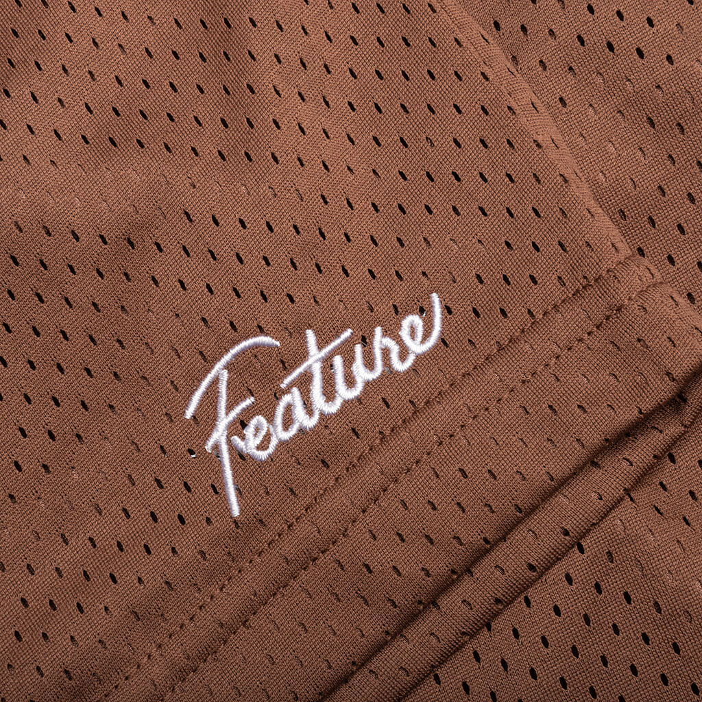 West Mesh Shorts Brown