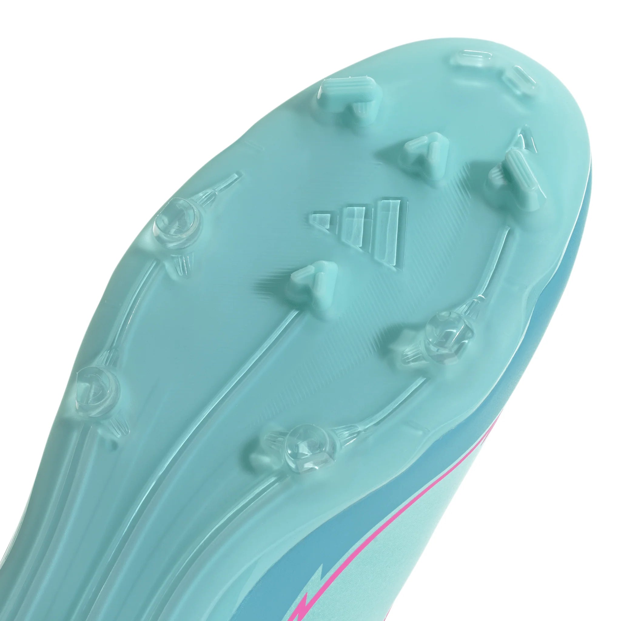 adidas F50 League Messi Firm Multi Ground Soccer Cleats Flash Aqua Lucid Pink Lucid Cyan
