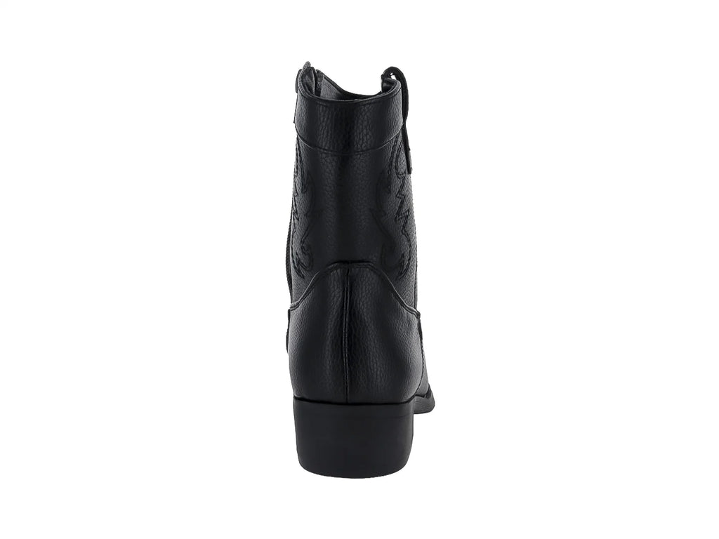 Botas Vaqueras Roze Negro para Niña