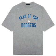 Fear of God Essentials x MLB Dodgers 90s Tee Concrete Heather