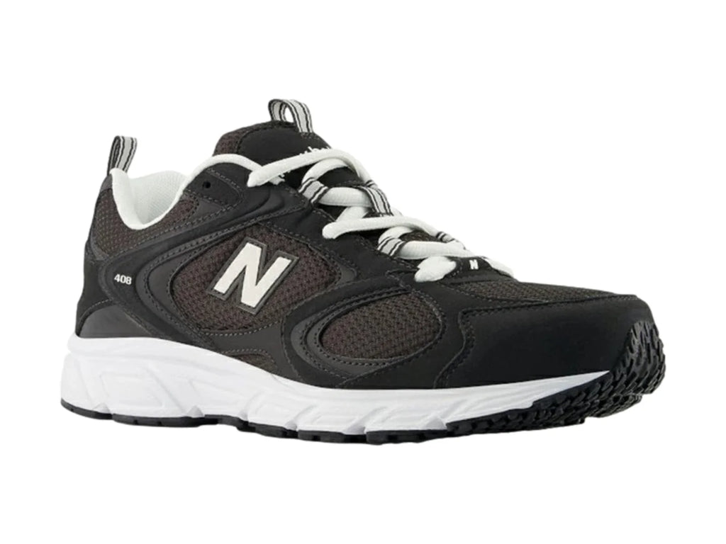 Tenis New Balance 408 Negro con Blanco para Mujer