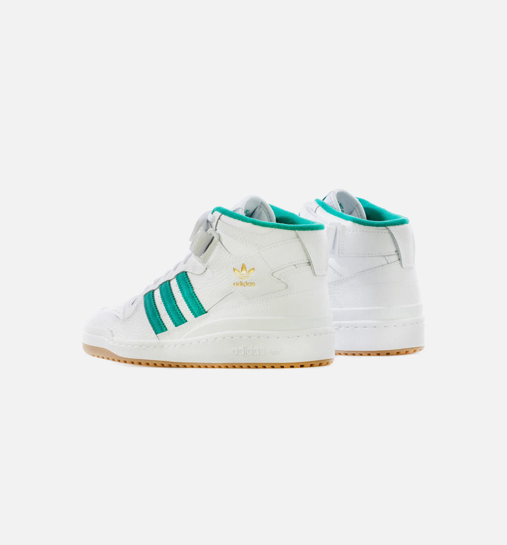 Forum Mid Mens Lifestyle Shoe Cloud White Gold Metallic Gum