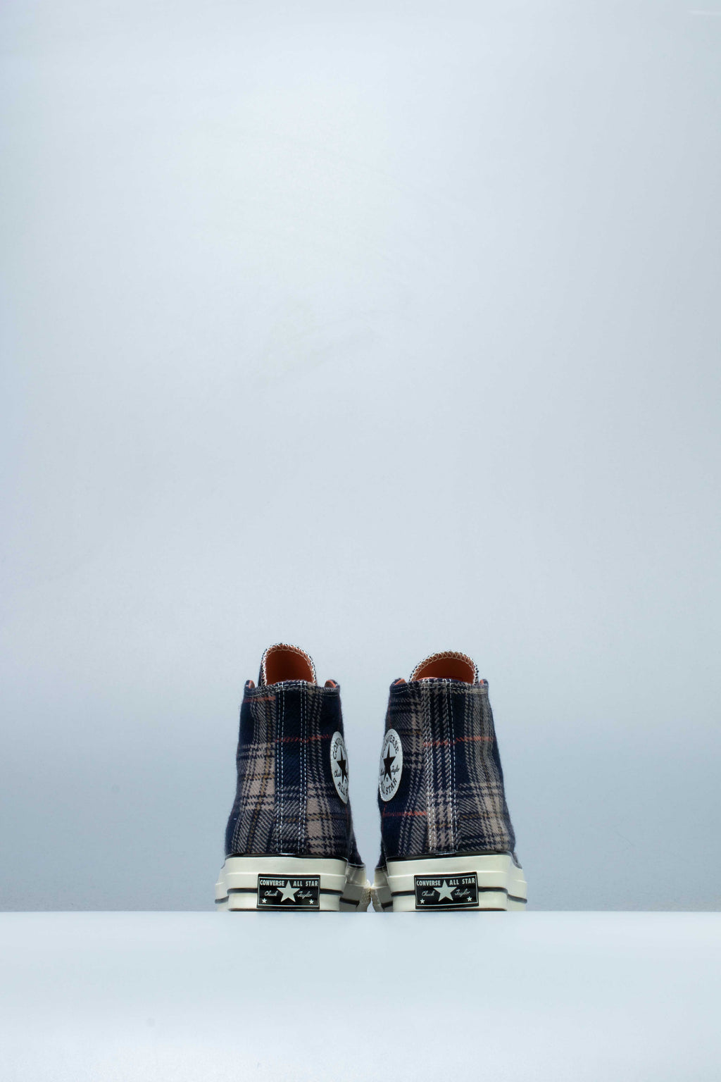 Chuck 70 Plaid High Mens Shoe Navy Red