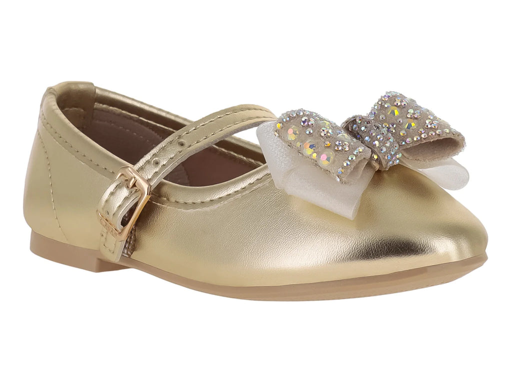 Zapatos Planos 4EVER Oro Inglés para Niña