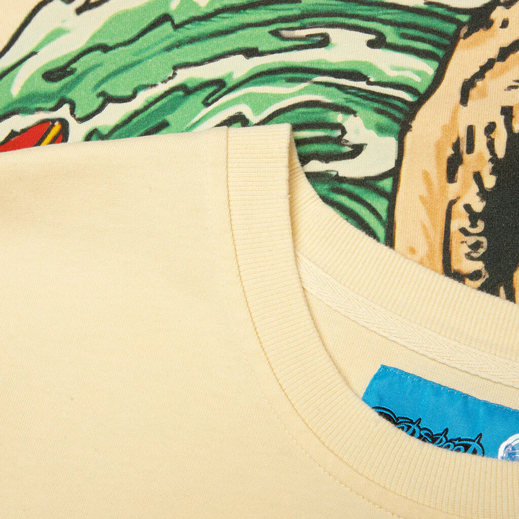 Surfs Up T Shirt Bone