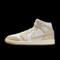 WMNS Air Jordan 1 Mid SE Sail Team Gold Pale Ivory
