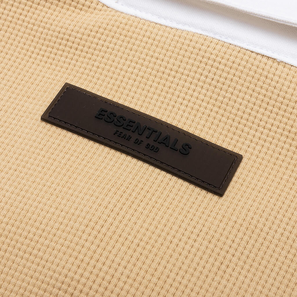 Waffle Henley Rugby Sand