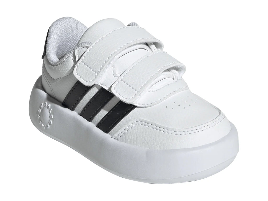 Tenis Adidas Breaknet 30 Blanco y Negro para Niño