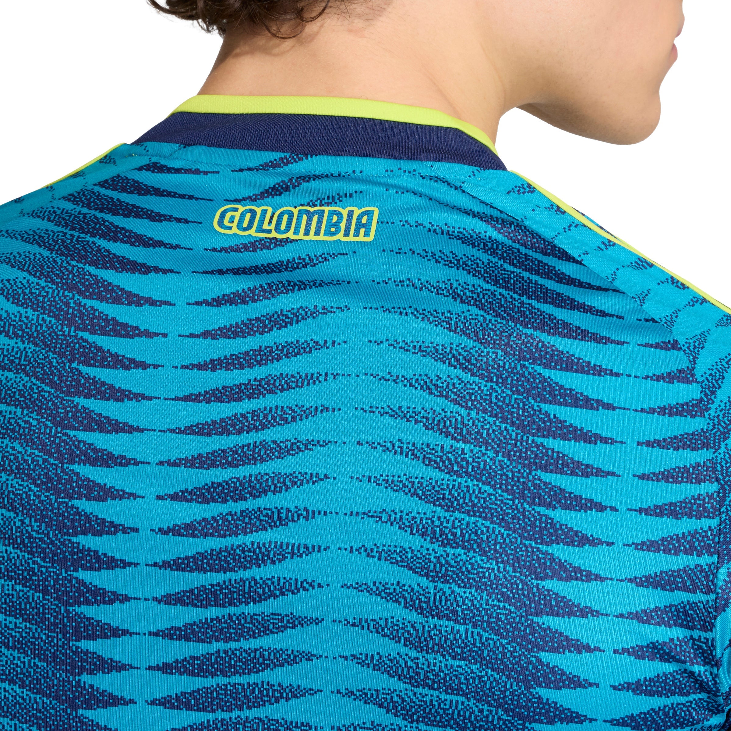 adidas Colombia Away Mens Soccer Jersey 2026 Navy Mistery Petrol