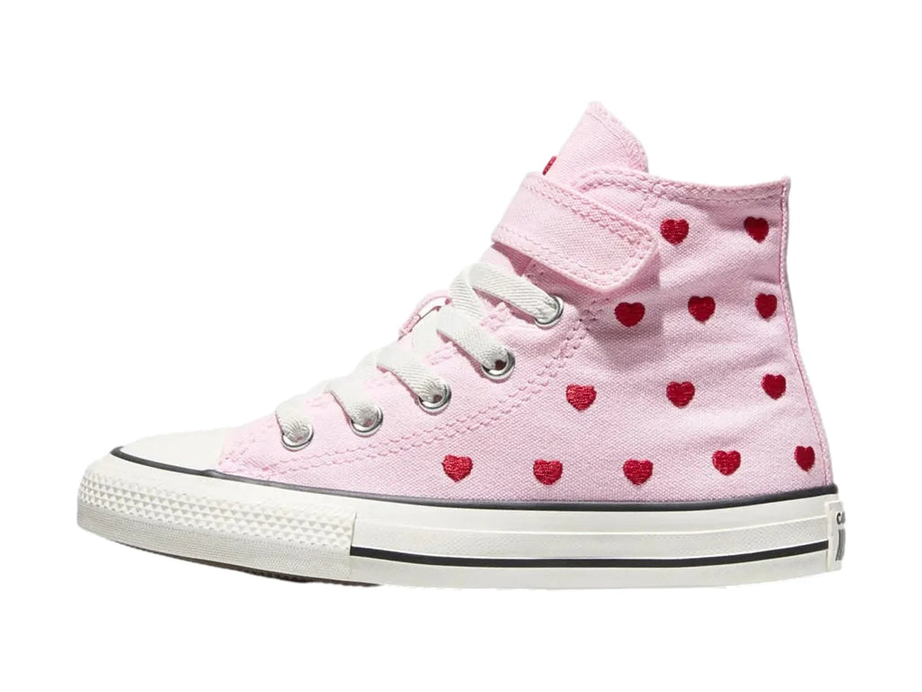 Tenis Converse Hearts Roses Rosa para Niña