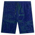 Terry Towelling Short Blue Green