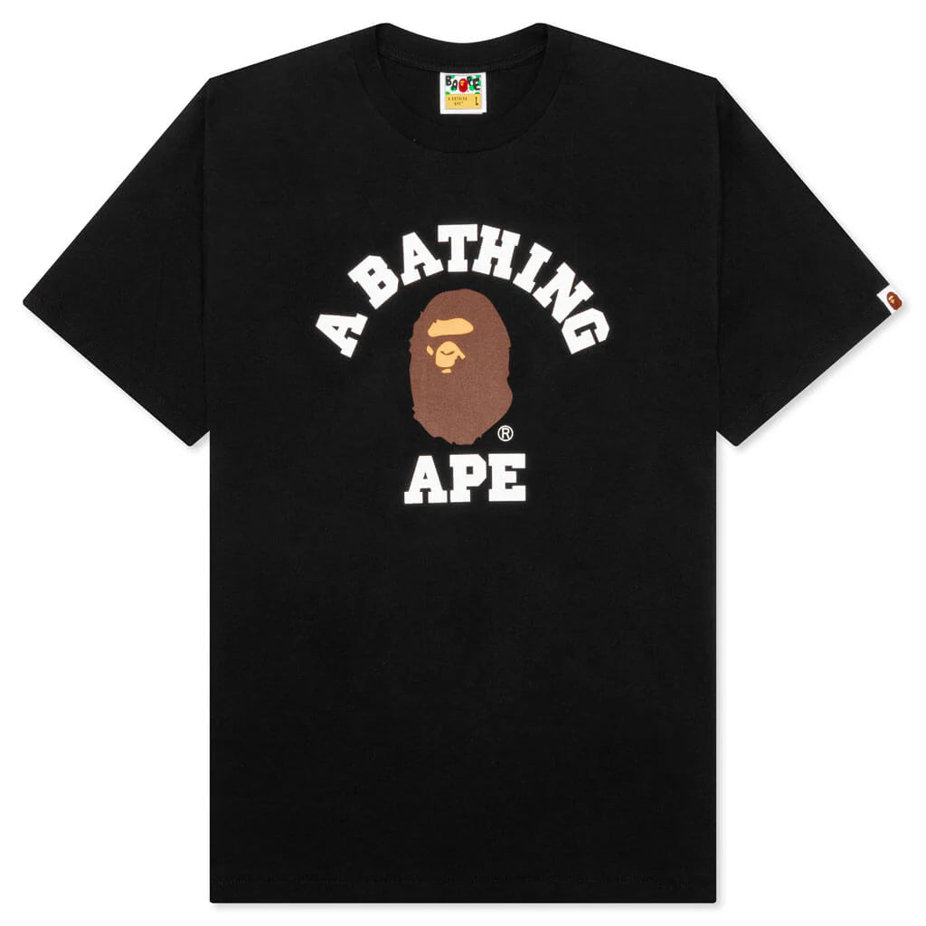 College Tee Black