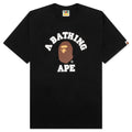 College Tee Black