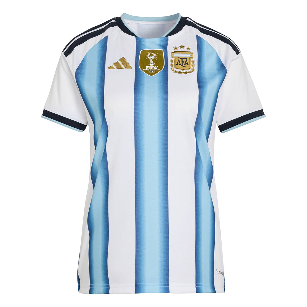 adidas Argentina Home Womens Soccer Jersey 26 White Blue