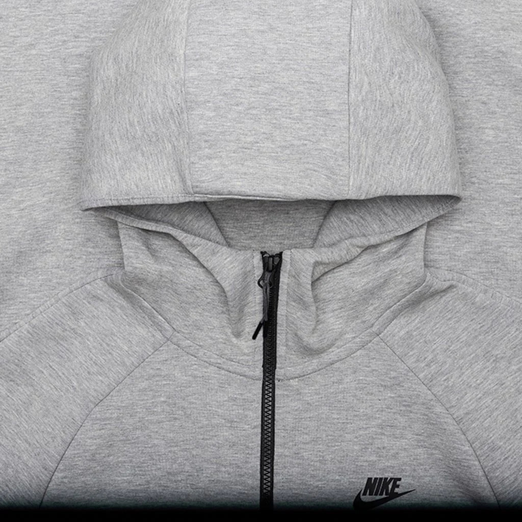 Sportswear Tech Fleece Full Zip Hoodie Dark Grey Heather Black Black