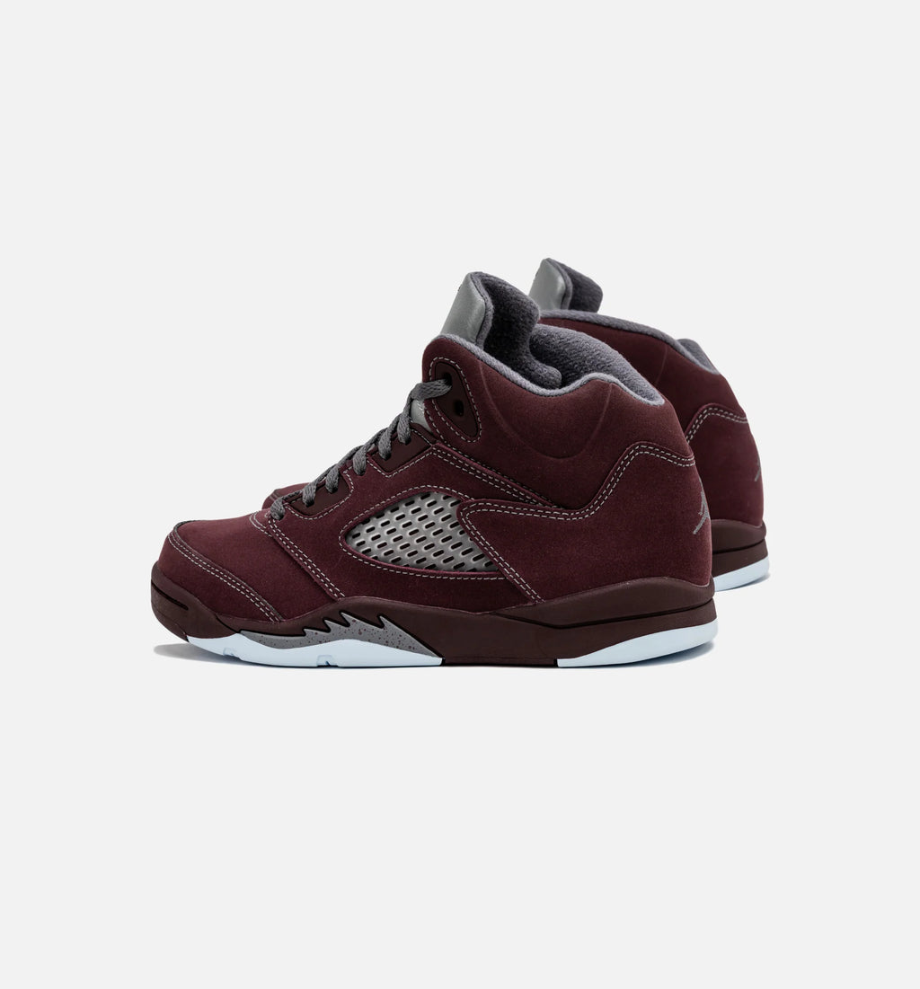 Air Jordan 5 Retro SE Burgundy Prechool Lifestyle Shoe Burgundy