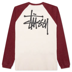 Raglan Thermal 2 Tone Off White