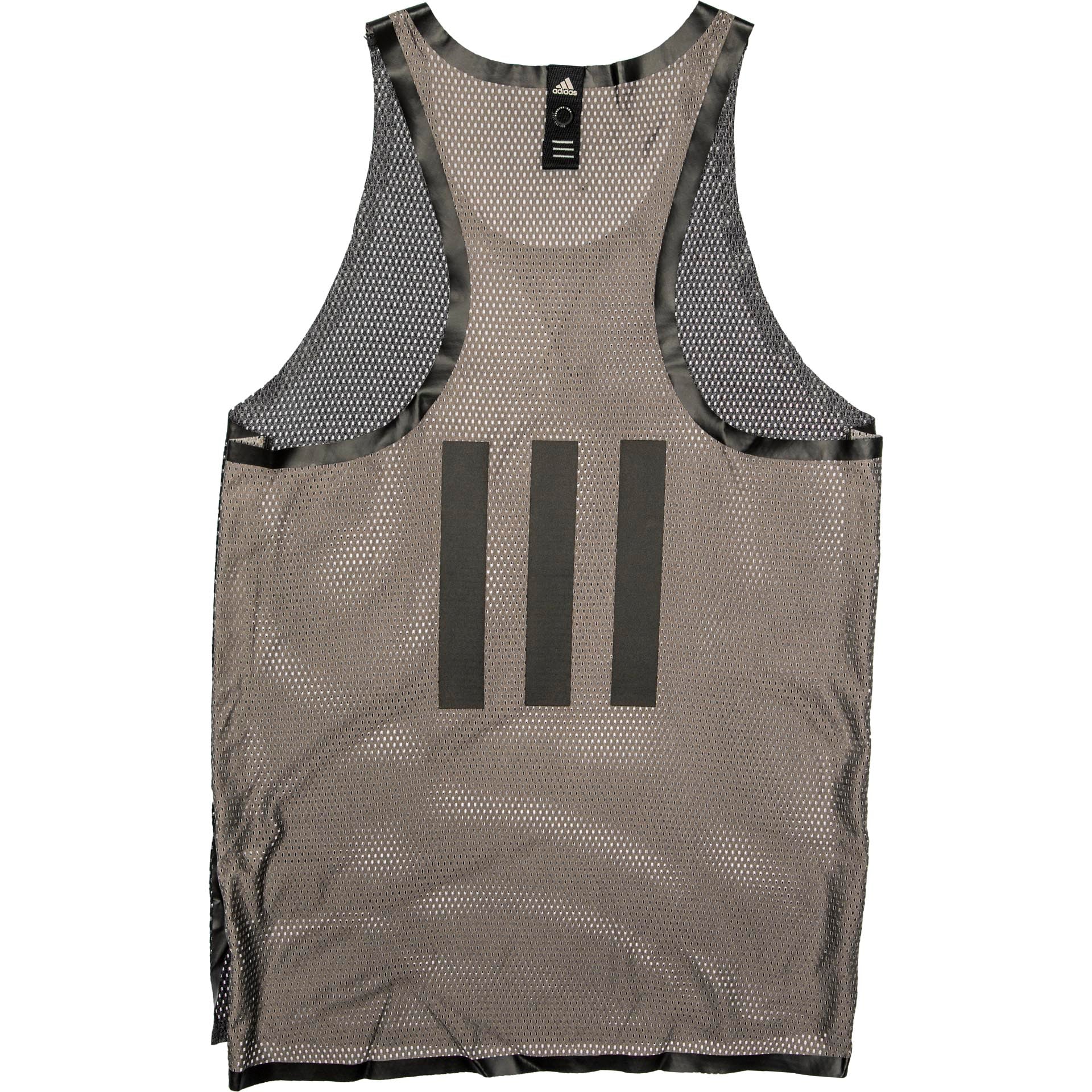 adidas Consortium X Day One Mesh Singlet Tank Top Mens Black Light Brown