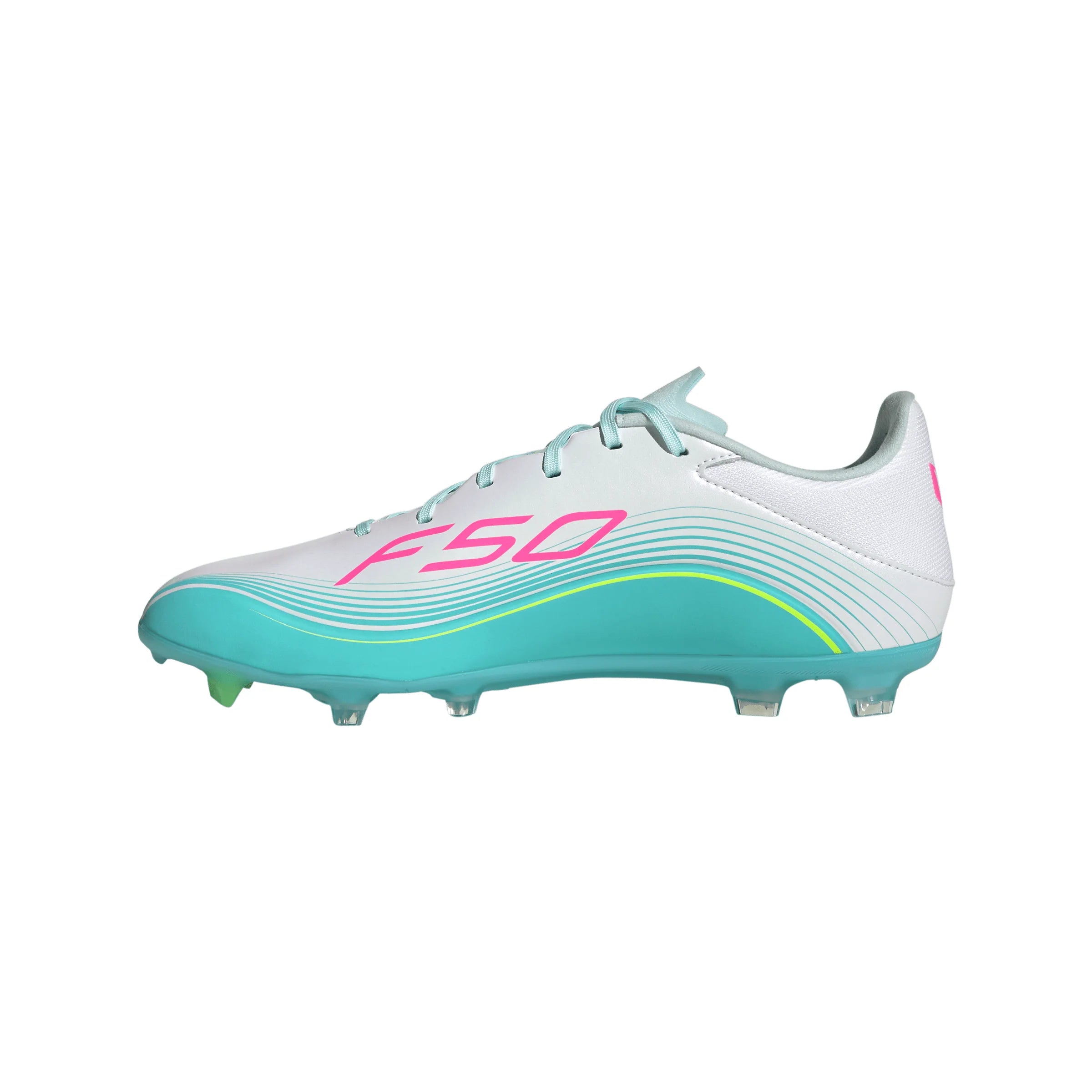 adidas F50 Messi League Firm Ground Multi Ground Mens Soccer Cleats White Pink