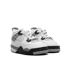 Air Jordan 4 Retro OG White Cement TD Summit White Fire Red Cement Grey Black
