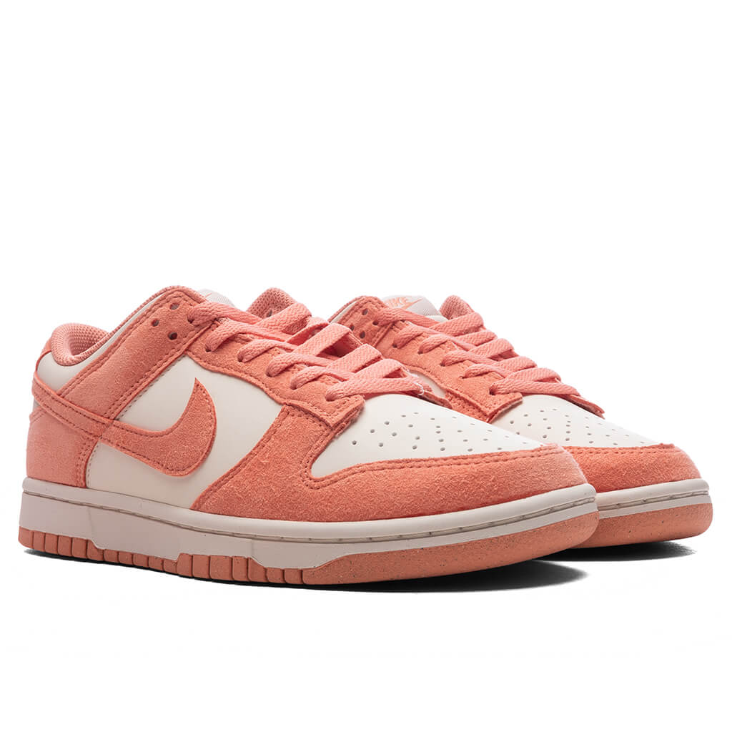 Womens Dunk Low Soft Pear Apricot Agate White