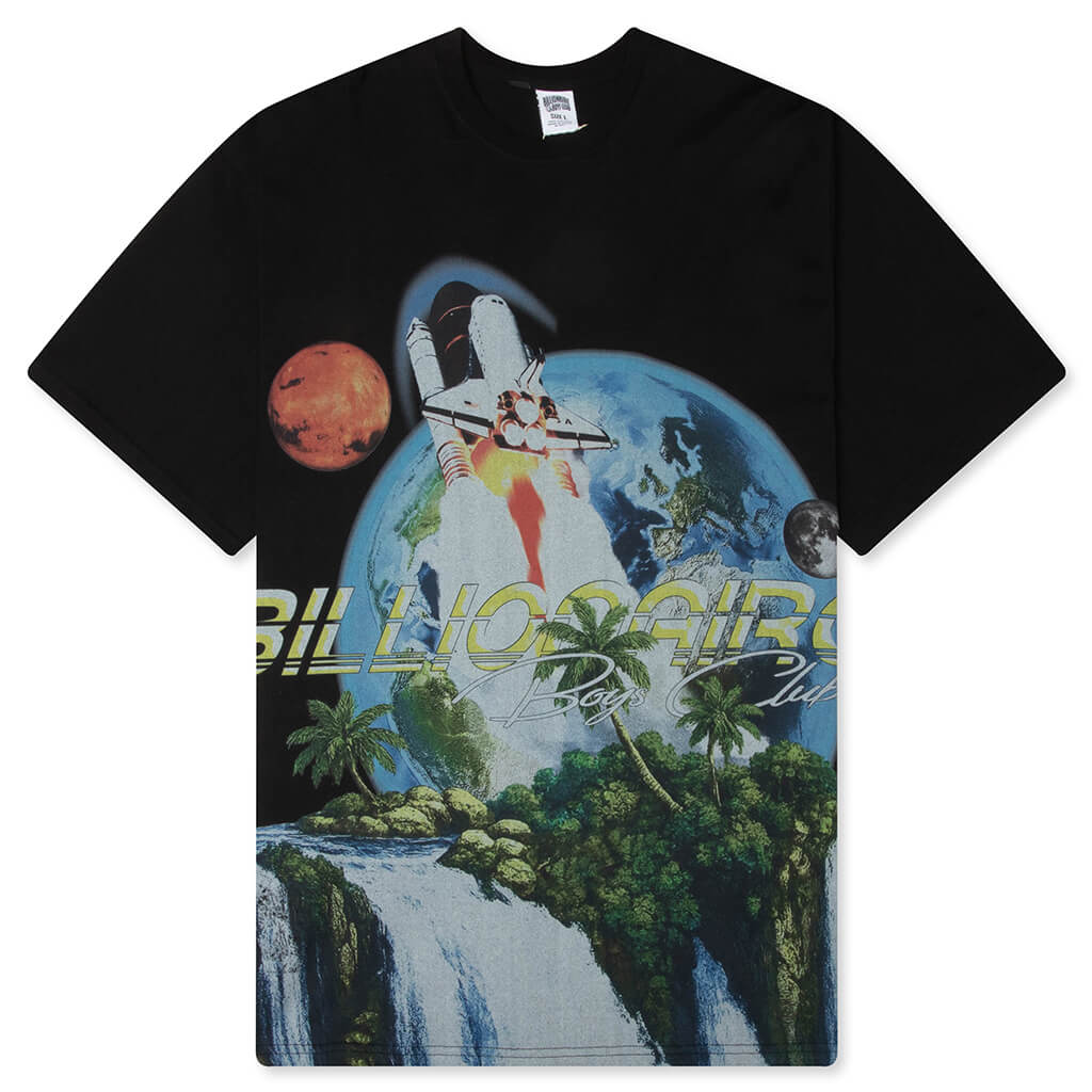 Waterfalls S S Knit Tee Black