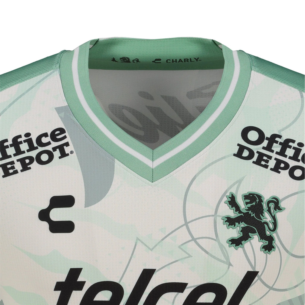 Charly Mens Leon Away Soccer Jersey 2025 White