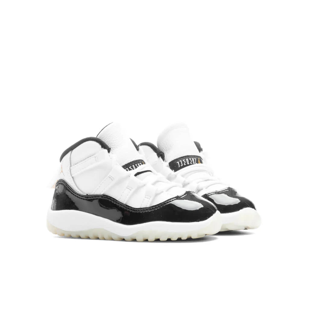 Air Jordan 11 Retro TD Gratitude Defining Moments White Metallic Gold Black