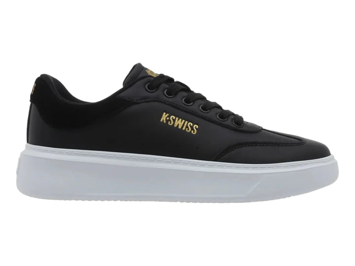 Tenis K Swiss Aldina Negro Blanco para Mujer