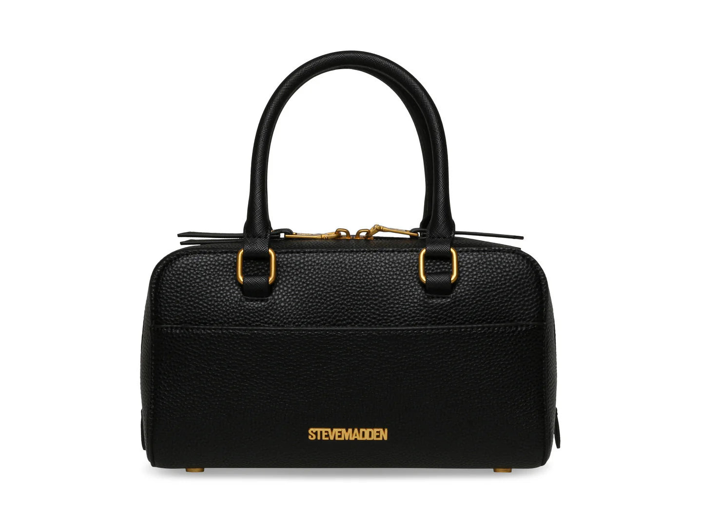 Bolso de Hombro Steve Madden Bdove Negro y Dorado para Mujer