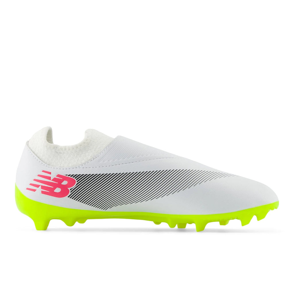 New Balance Furon Dispatch FG V7 Firm Ground Soccer Cleats White Neon Pink Black