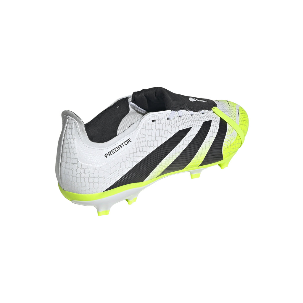 adidas Predator League Fold Over Tongue Firm Multi Ground Soccer Cleats White Black