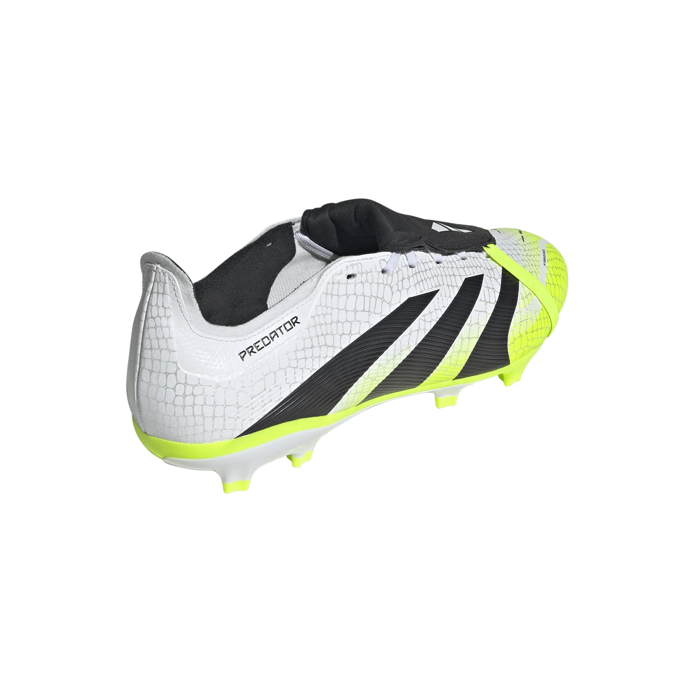 adidas Predator League Fold Over Tongue Firm Multi Ground Soccer Cleats White Black