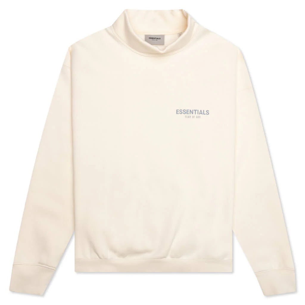 Essentials Pullover Mockneck Cream
