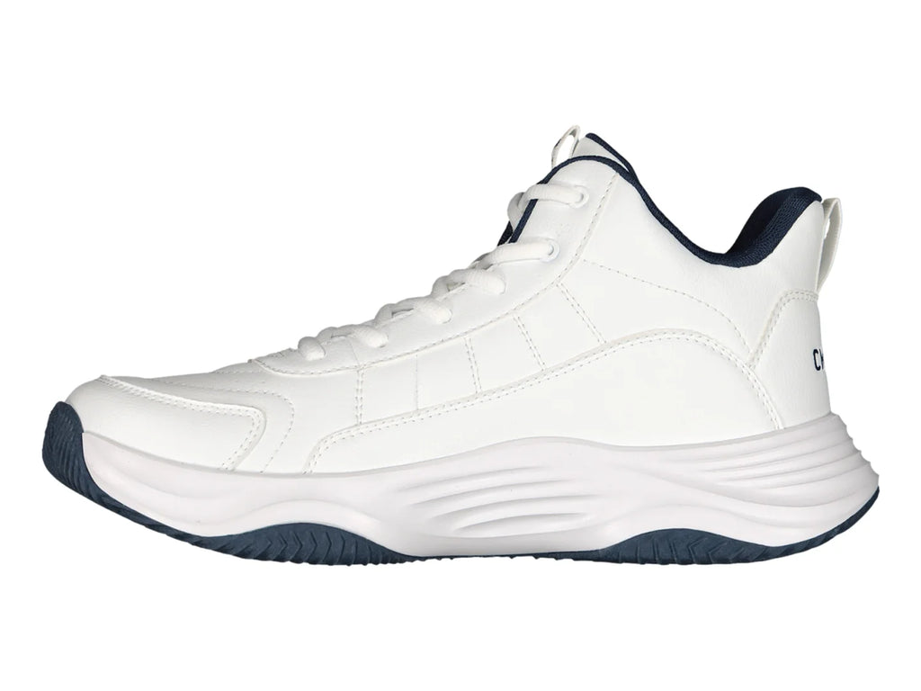 Tenis Charly Basket Blanco y Marino para Hombre