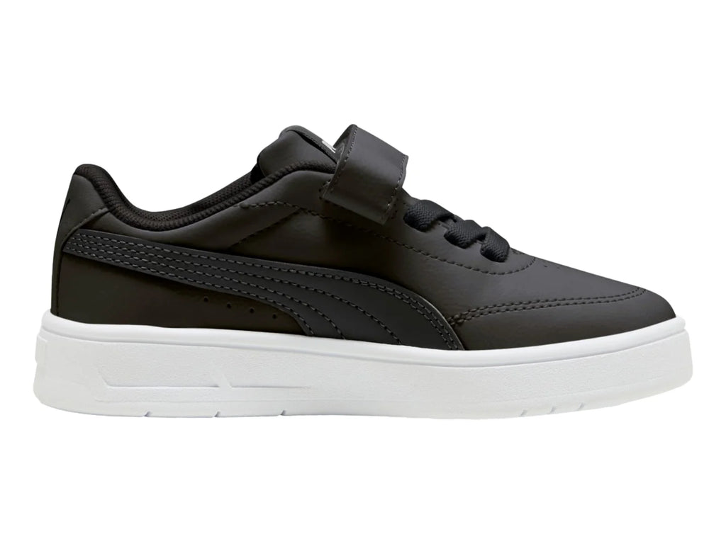 Tenis PUMA Court Classic Clean Negros para Niño