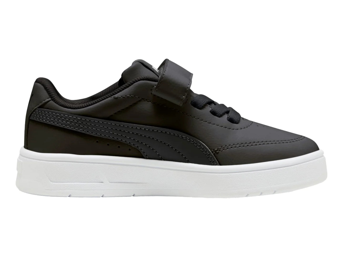 Tenis PUMA Court Classic Clean Negros para Niño