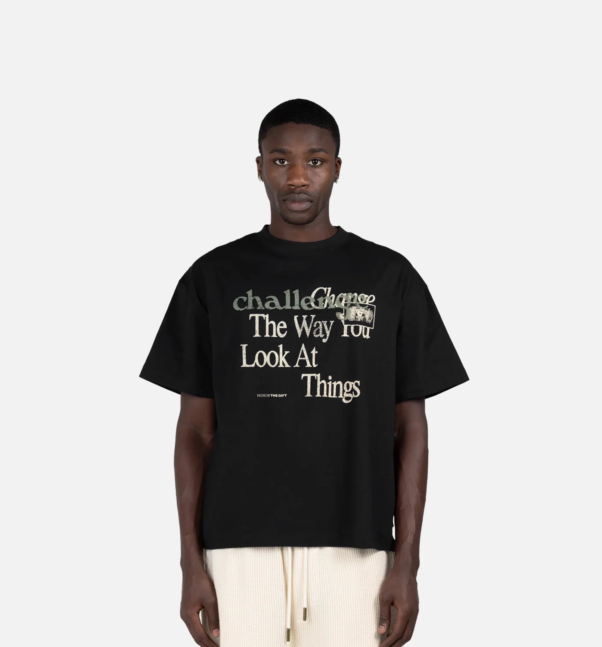 Challenge Mens Short Sleeve Shirt Black