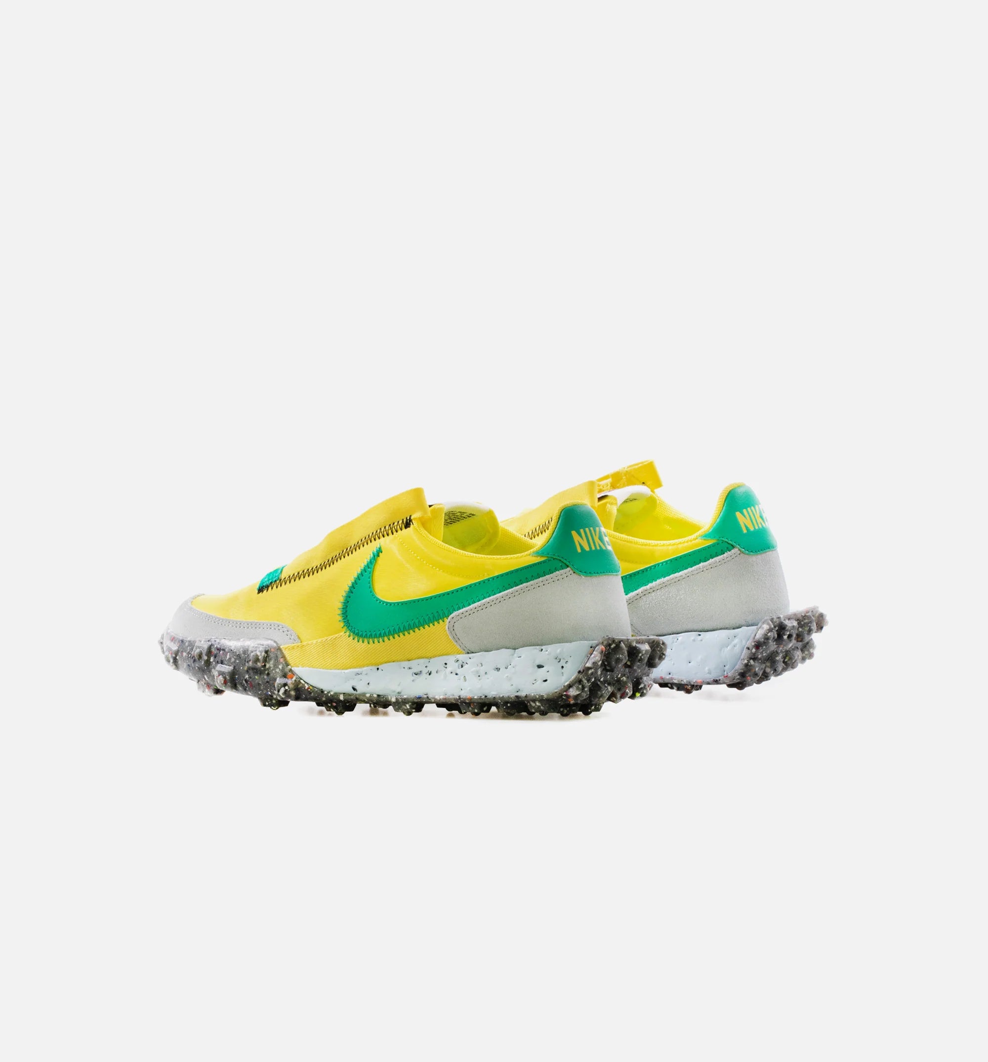 Waffle Racer Crater Womens Lifestyle Shoe Yellow Strike Photon Dust Chambray Blue Roma Green