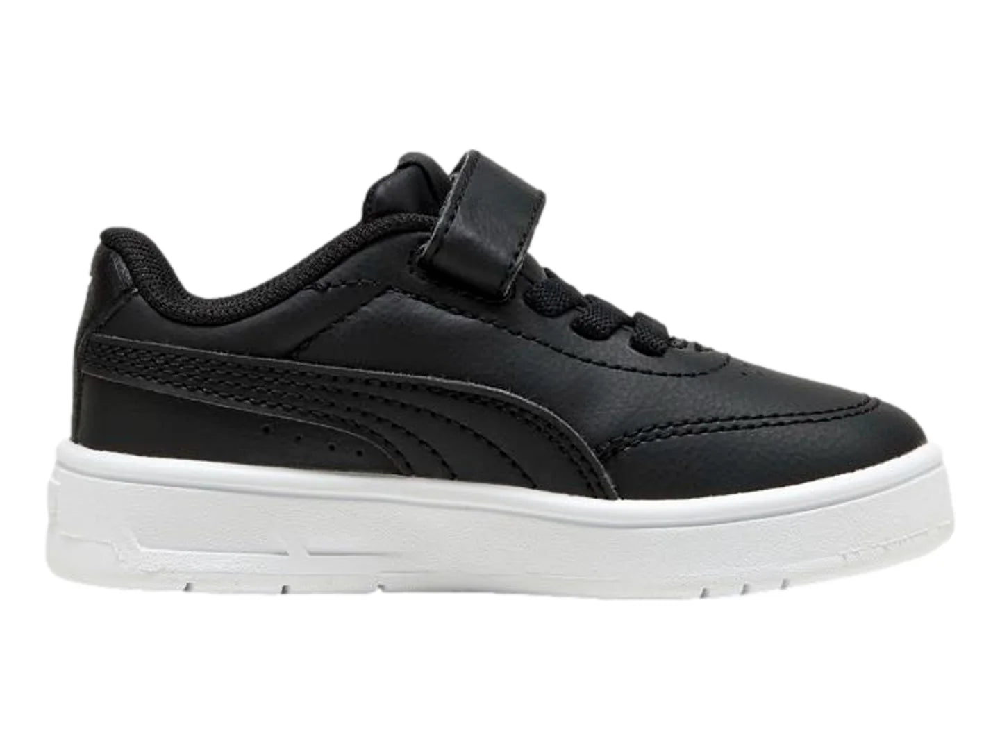 Tenis Puma Court Classic Clean Negro para Niño