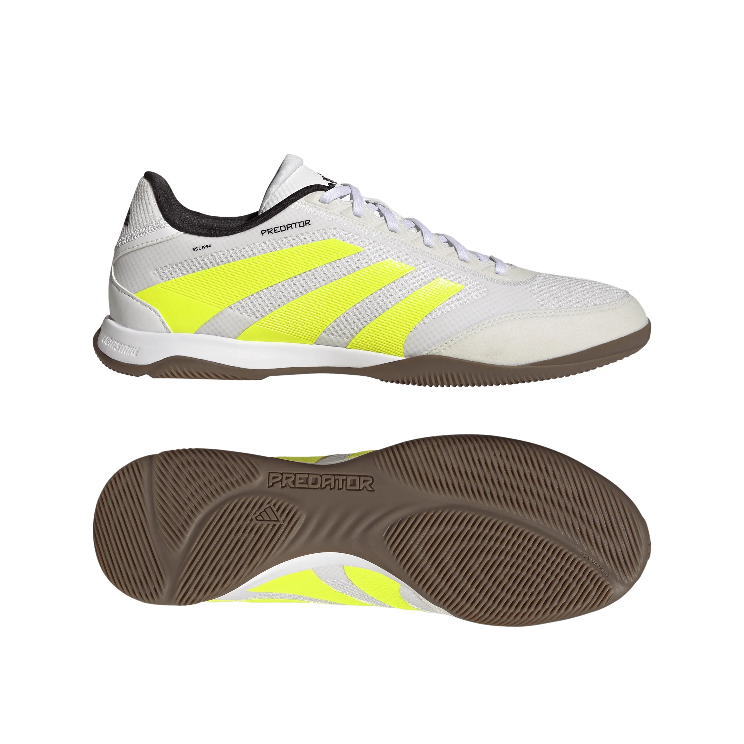 adidas Predator League Indoor Shoes White Lemon