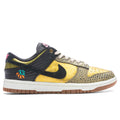 Womens Dunk Low Día De Muertos Black Khaki Metallic Gold