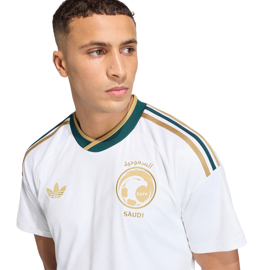 adidas Saudi Arabia Away Mens Soccer Jersey 2026 White