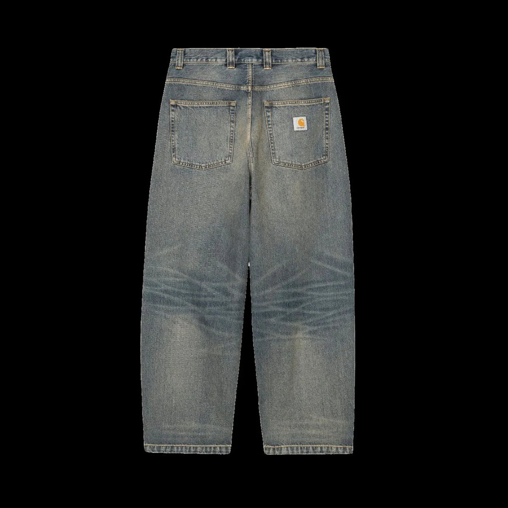 Carhartt WIP Brandon Pants Blue Worn Used Wash