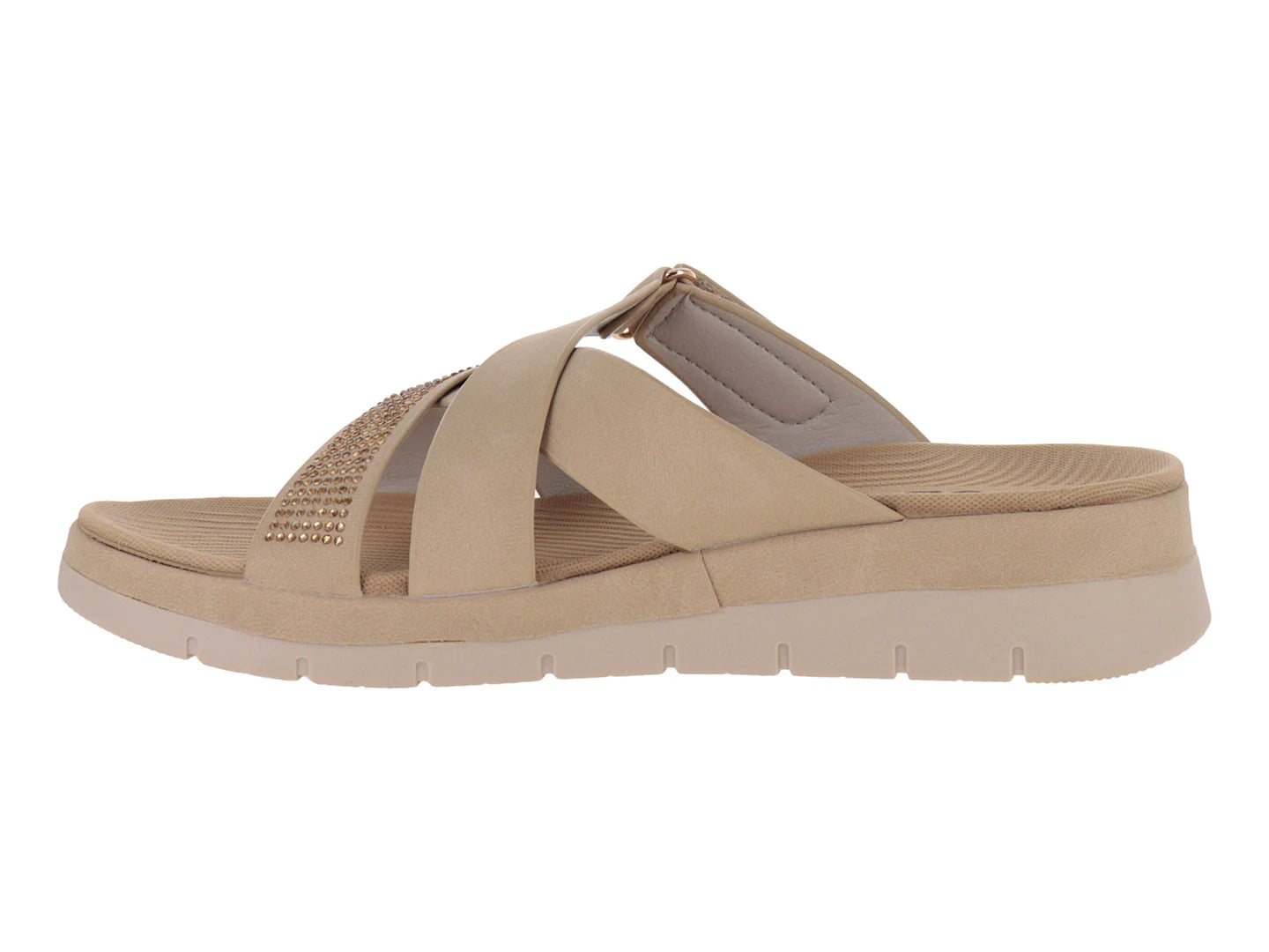 Sandalias ROZE Plataforma Camel para Mujer