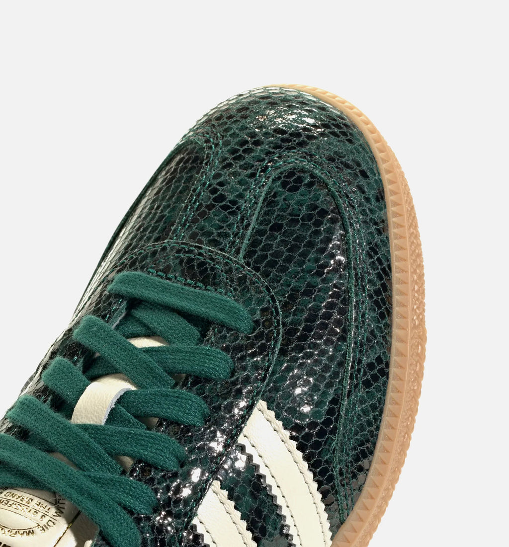 Samba OG Snakeskin Womens Lifestyle Shoe Cream White Cream White Collegiate Green
