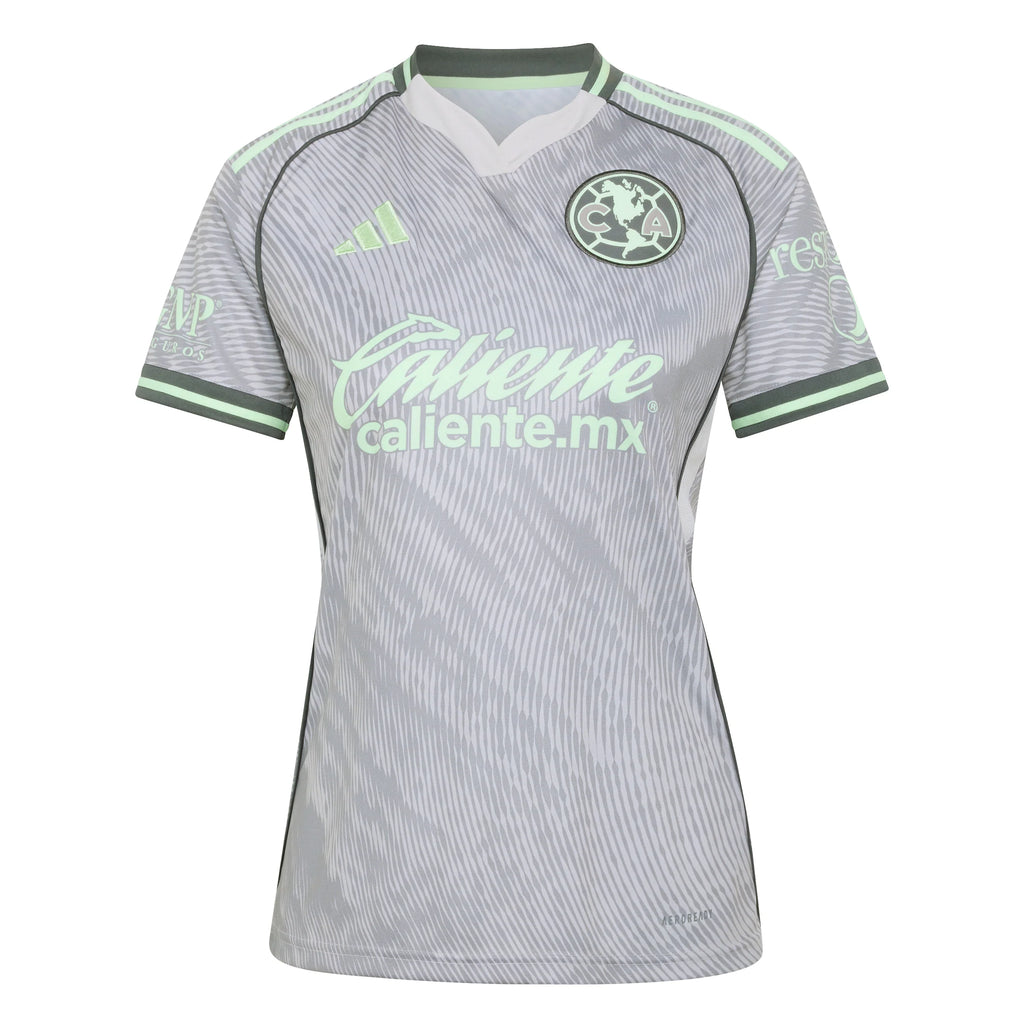 adidas Club America Third Womens Soccer Jersey 25 26 Grey